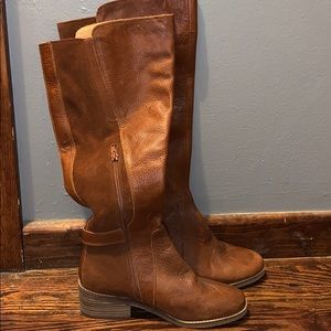 Lucky Brand Real leather tall boots, size 8, $55